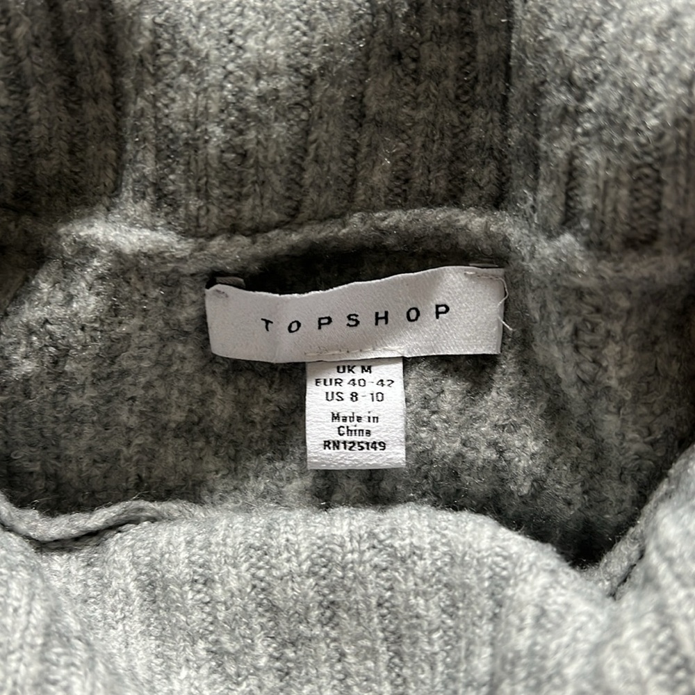 Topshop Grey Sweater!! - Picture 2 of 4